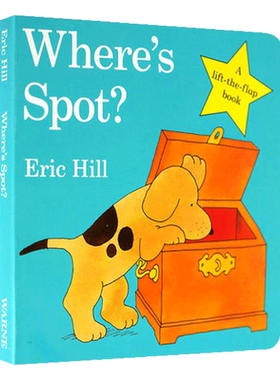 spot小波系列英文原版 Where's Spot小玻在哪里 低幼幼儿启蒙 儿童纸板翻翻书 躲猫猫亲子互动早教游戏书 中商进口【中商原版