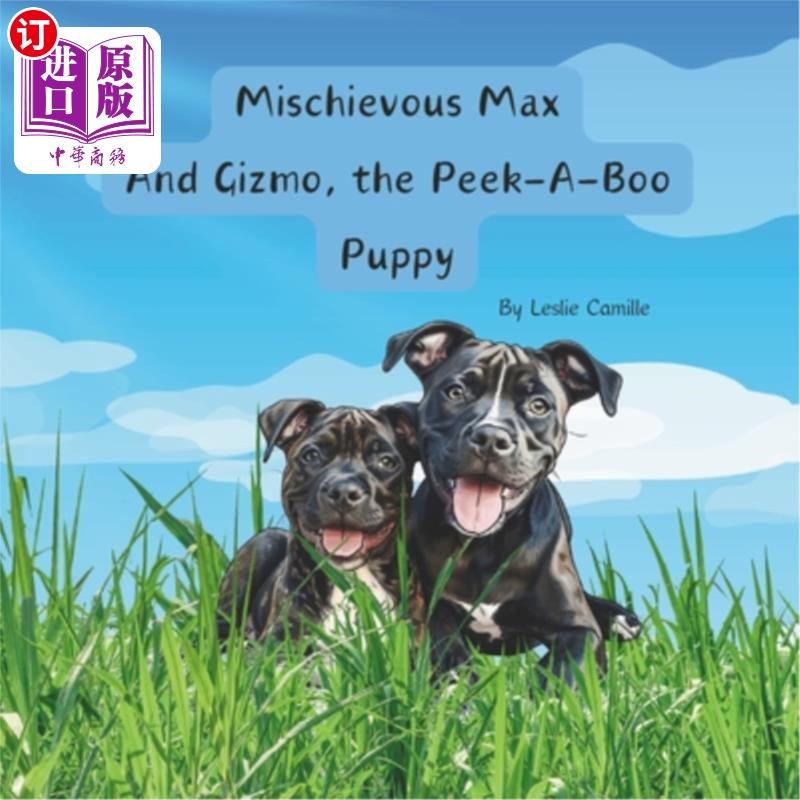 海外直订Mischievous Max and Gizmo, The Peek-a-Boo Puppy 调皮的麦克斯和小玩意，躲猫猫小狗