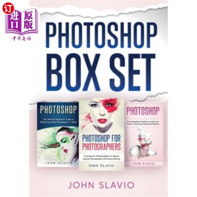 海外直订Photoshop Box Set: 3 Books in 1 ps图象处理软件套装:3本书在1