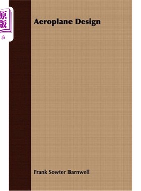 海外直订Aeroplane Design 飞机设计