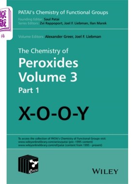 海外直订Chemistry of Peroxides, Volume 3 过氧化物化学，卷3