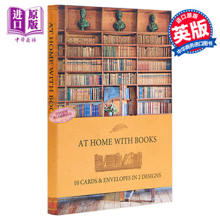 卡片 with Notecards 英文原版 Wallet Home Books 中商原版 现货 家居书柜样式