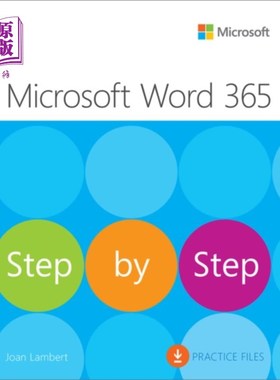 海外直订Microsoft Word Step by Step (Office 2021 and Mic... Microsoft Word循序渐进(Office 2021和Microsof