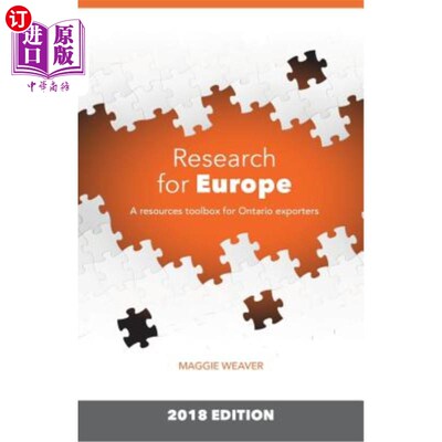 海外直订Research for Europe: A resources toolbox for Ontario exporters 欧洲研究：安大略省出口商的资源工具箱