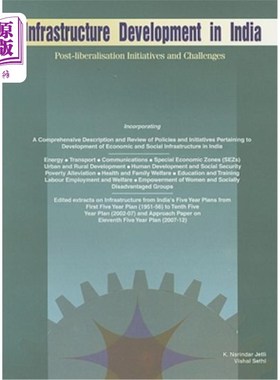 海外直订Infrastructure Development in India: Post-Liberalisation Initiatives and Challen 印度基础设施发展:自由化后