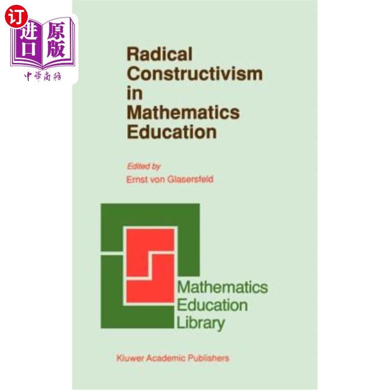 海外直订Radical Constructivism in Mathematics Education 数学教育中的激进建构主义