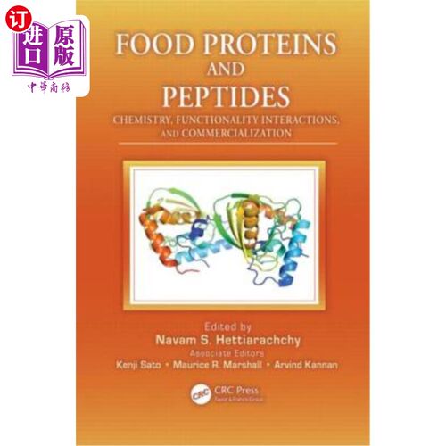 海外直订Food Proteins and Peptides: Chemistry, Functionality, Interactions, and Commerci 食品蛋白质和多肽:化学、功