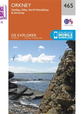 海外直订Orkney - Sanday, Eday, North Ronaldsay and Stron... 奥克尼-桑迪，伊迪，北罗纳德赛和斯特朗赛