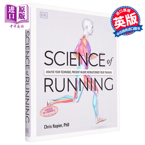 DK Science of Running 英文原版 跑步科学 Chris Napier【中商原版】