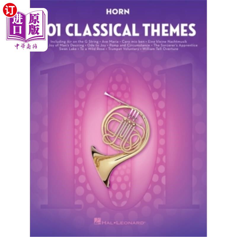 海外直订101 Classical Themes for Horn 圆号的101个古典主题