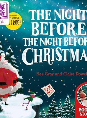 Night Before the Night Before Christmas 圣诞前夜 Oi Frog同作者Kes Gray 英文原版 儿童绘本 含CD 故事图画书【中商原版?