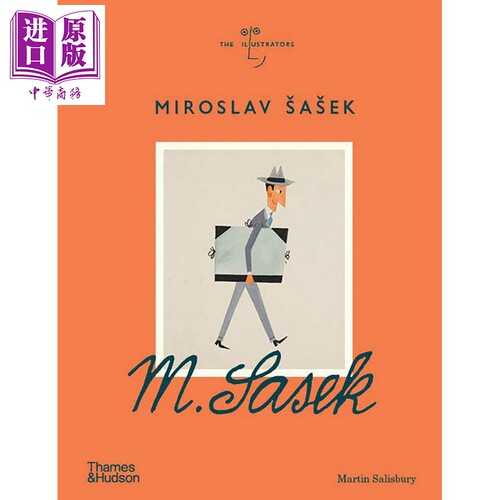 现货【插画师系列】捷克插画家Miroslav Sasek 进口艺术 T&H【中商原版】