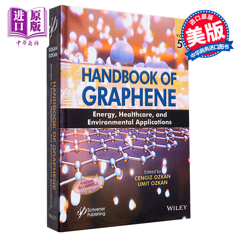 现货 石墨烯手册 第5卷 能源 医疗与环境 Handbook Of Graphene, Volume 5 英文原版 Cengiz Ozkan 中商原版 书籍/杂志/报纸 原版其它 原图主图