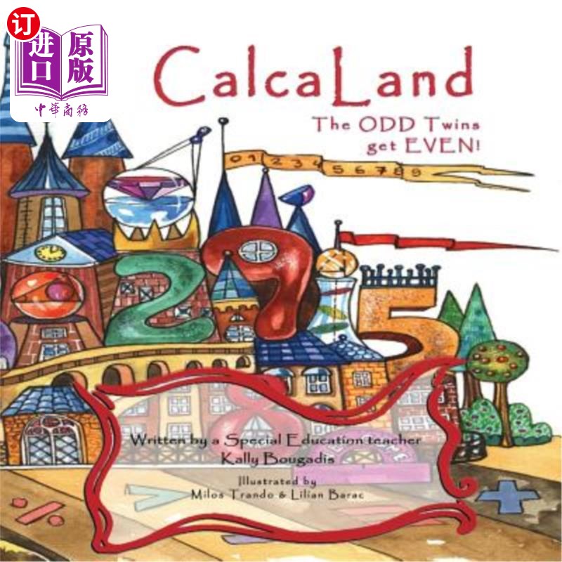 海外直订CalcaLand: The Odd Twins get Even! CalcaLand:奇数双胞胎变成偶数!