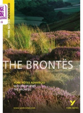 海外直订Selected Poesms of The Brontes: York Notes Advan... 勃朗特诗选:约克笔记进阶