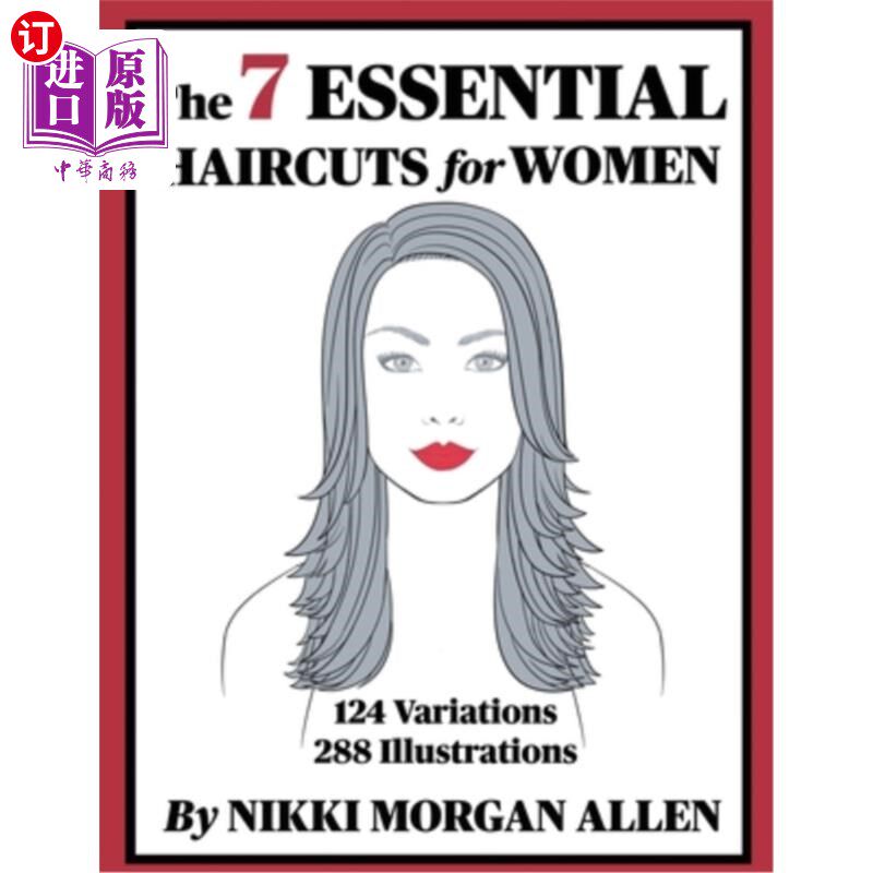 海外直订The 7 ESSENTIAL HAIRCUTS for WOMEN 女性的7种基本发型