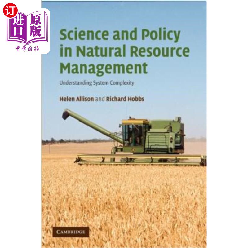 海外直订Science and Policy in Natural Resource Management: Understanding System Complexi 自然资源管理中的科学与政策