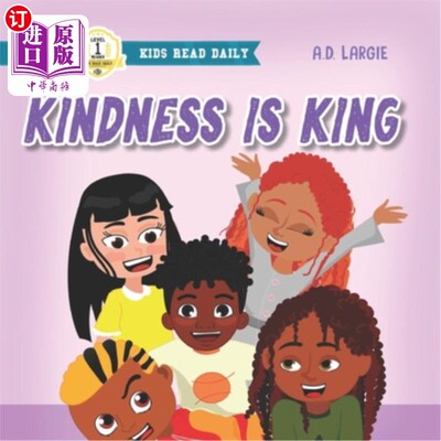 海外直订Kindness Is King: I Can Read Level 1 善良为王:我会阅读1级