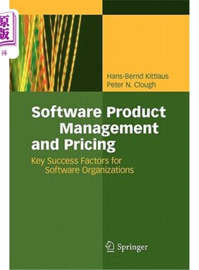 海外直订Software Product Management and Pricing: Key Success Factors for Software Organi 软件产品管理和定价:软件组