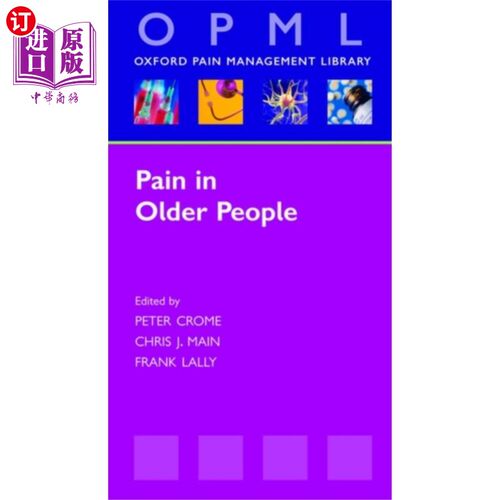 海外直订医药图书Pain in Older People 老年人的疼痛