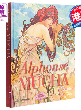 穆夏作品集 进口艺术 Alphonse Mucha 捷克艺术家 海报 现代装饰艺术 Art Nouveau【中商原版】