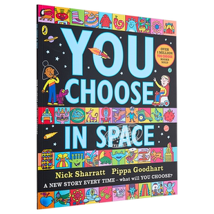 现货 Nick Sharratt:You Choose in Space【中商原版】