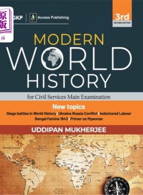 海外直订Modern World History 3ed by Uddipan Mukerjee 《现代世界史3》作者:Uddipan Mukerjee