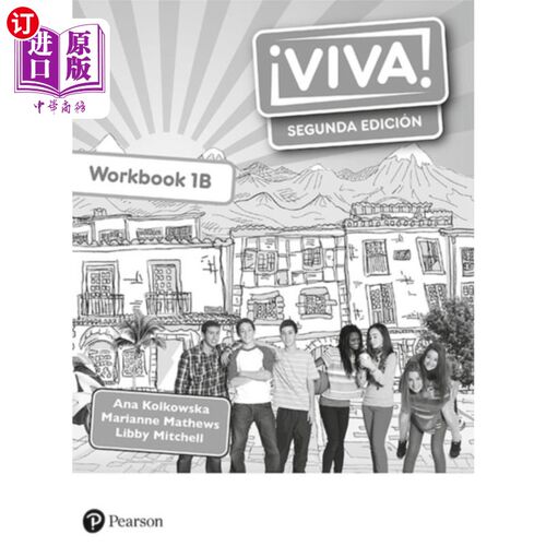 海外直订Viva! 1 Segunda Edicion Workbook B (Pack of 8) 万岁!二世迪康工作手册B一本(一套八本)