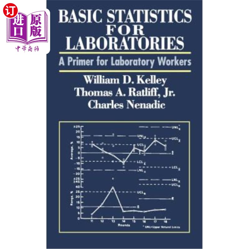 海外直订Basic Statistics for Laboratories: A Primer for Laboratory Workers 实验室基础统计:实验室工作者入门