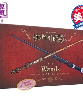 哈利波特 魔法世界的魔杖 扩展更新版 Harry Potter The Wands of the Wizarding World  英文原版 电影周边【中商原版】