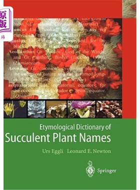 海外直订Etymological Dictionary of Succulent Plant Names 多汁植物名称词源词典