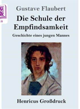海外直订德语 Die Schule der Empfindsamkeit (Gro?druck): Geschichte eines jungen Mannes 感性感是年轻人的故事