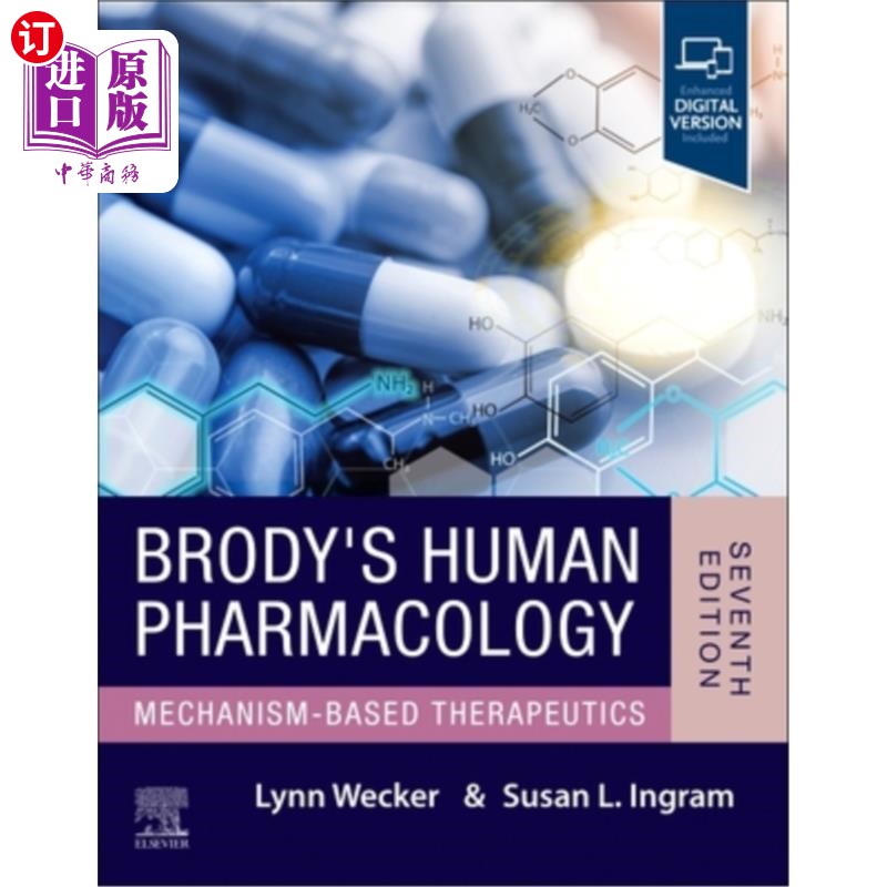 海外直订医药图书Brody's Human Pharmacology 布罗迪的人类药理学