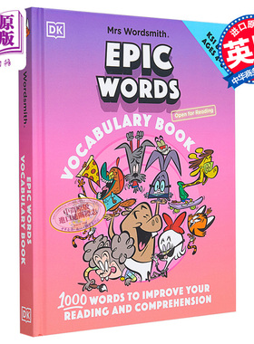DK Mrs Wordsmith Epic Words Vocabulary Book 沃德史密斯夫人词汇大全1到2阶 4到8岁 KS1-2 英文原版进口图书【中商原版】