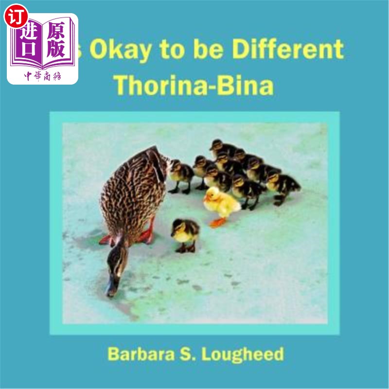 海外直订It's Okay to be Different Thorina-Bina做不同的托丽娜·比娜没关系