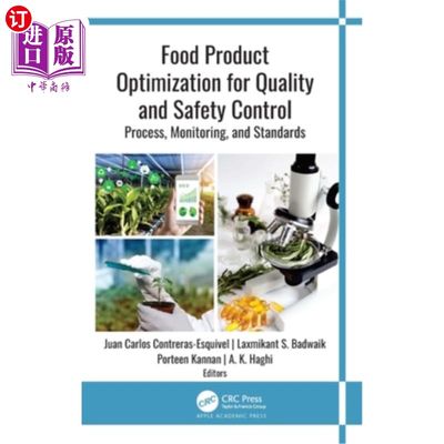 海外直订Food Product Optimization for Quality and Safety Control: Process, Monitoring, a 食品质量和安全控制的优化: