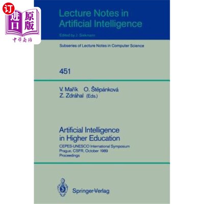 海外直订Artificial Intelligence in Higher Education: Cepes-UNESCO International Symposiu 高等教育中的人工智能：Cepe