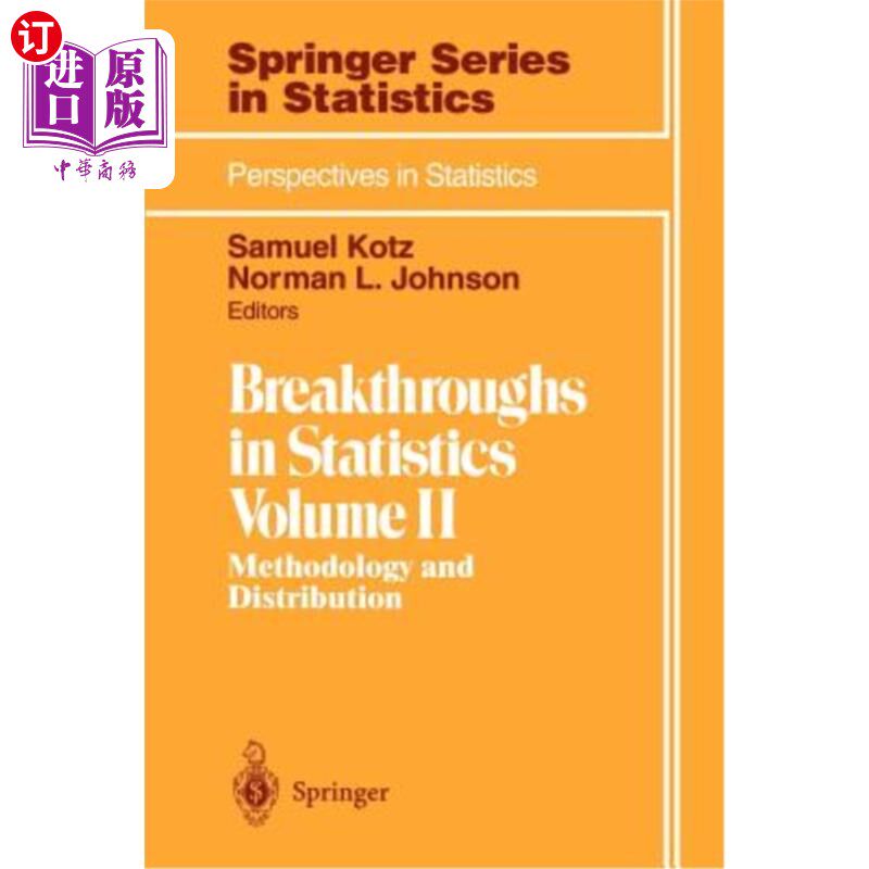 海外直订Breakthroughs in Statistics: Methodology and Distribution 统计学的突破:方法论与分布