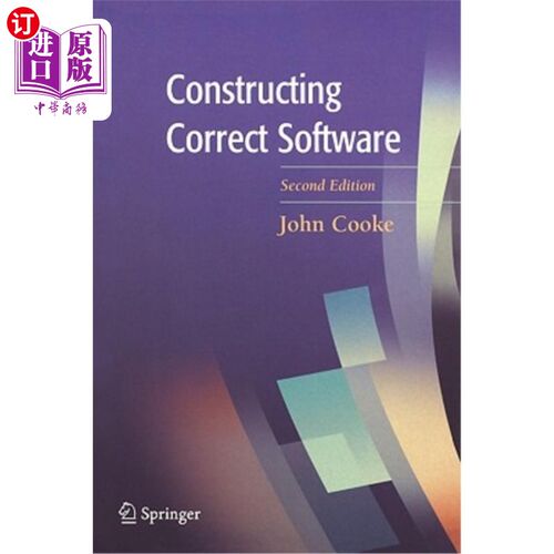 海外直订Constructing Correct Software 构建正确的软件