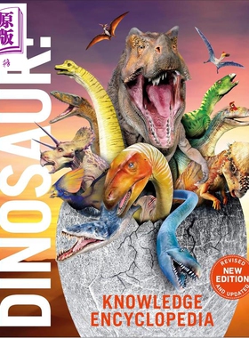 恐龙知识百科 DK知识百科系列 科普 Knowledge Encyclopedia Dinosaur 英文原版 【中商原版】