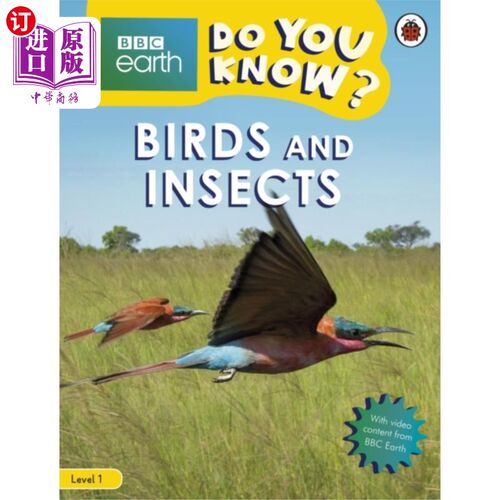 海外直订Do You Know? Level 1 - BBC Earth Birds and Insec... 你知道吗?一级- BBC地球鸟类与昆虫