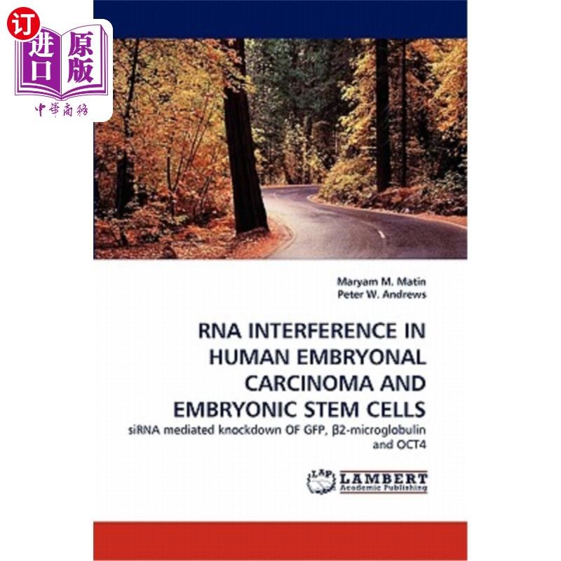 海外直订rna interference in human embryonal carcinoma and