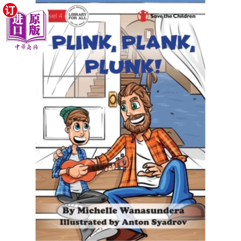 海外直订plink, plank, plunk 叮铃声,木板,砰砰作响