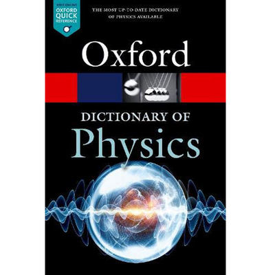 预售 【中商原版】牛津物理学词典 英文原版 A Dictionary of Physics Jonathan Law