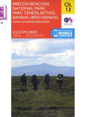 海外直订Brecon Beacons National Park / Parc Cenedlaethol... 布雷肯比肯斯国家公园 / 塞内德莱索尔公园 班瑙布莱切尼奥