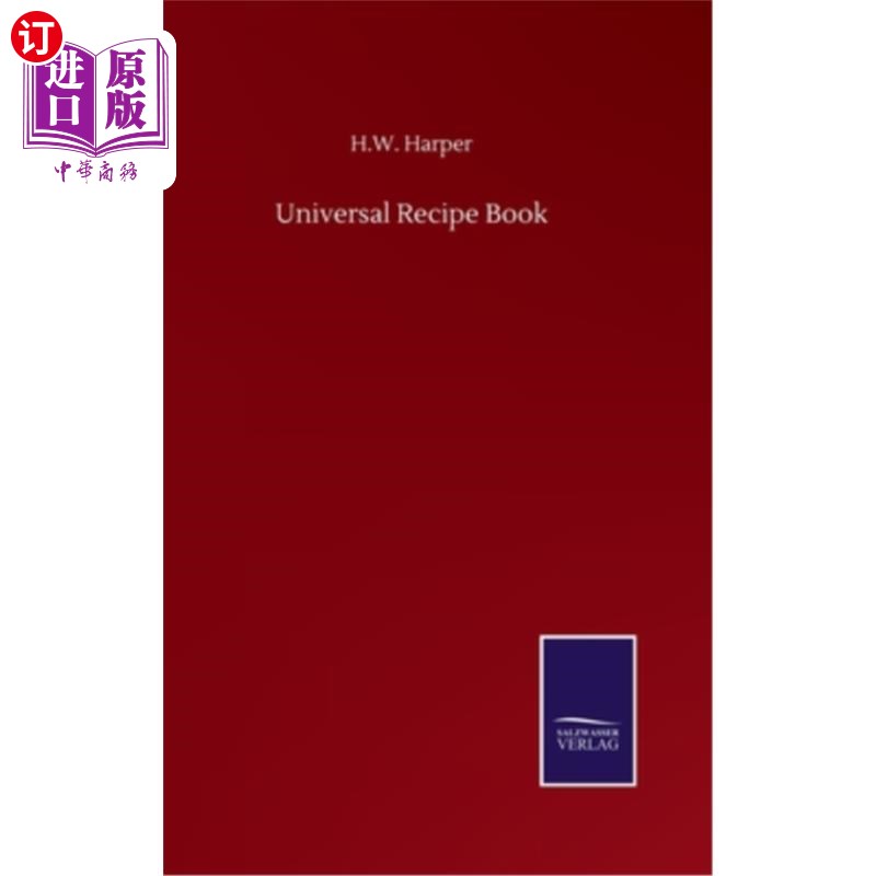 海外直订Universal Recipe Book 万能食谱