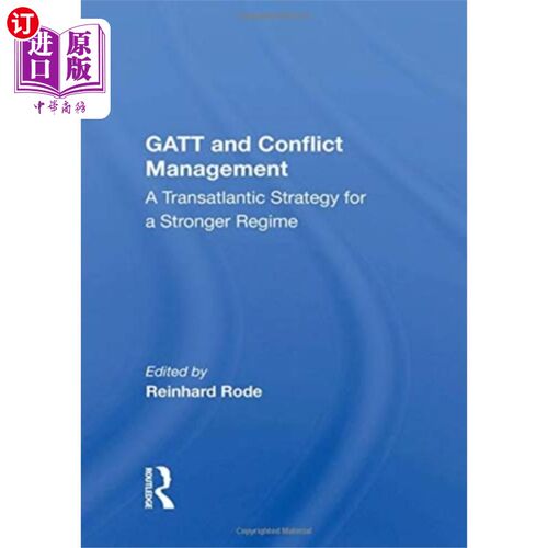 海外直订GATT and Conflict Management 关贸总协定与冲突管理