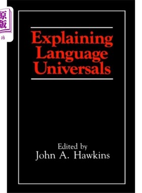 海外直订Explaining Language Universals 解释语言共性