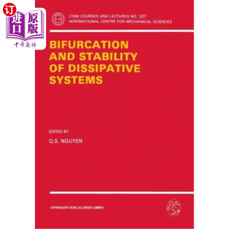 海外直订Bifurcation and Stability of Dissipative Systems 耗散系统的分岔与稳定性