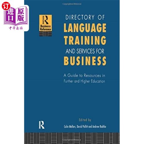 海外直订Directory of Language Training and Services for ... 商务语言培训和服务目录